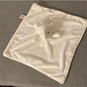 Nuby White Elephant Lovey Blankie Secruity Blanket